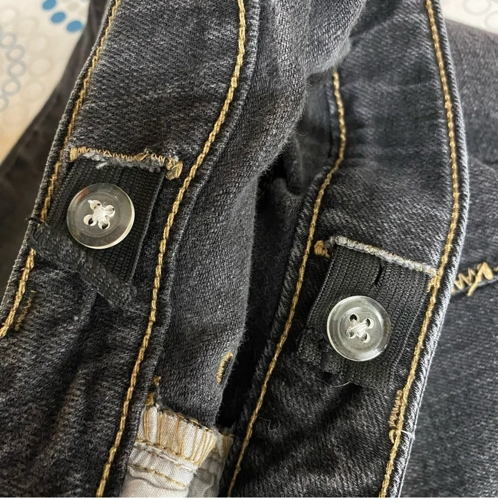 Old Navy Faded Black Denim Boys Skinny Jeans